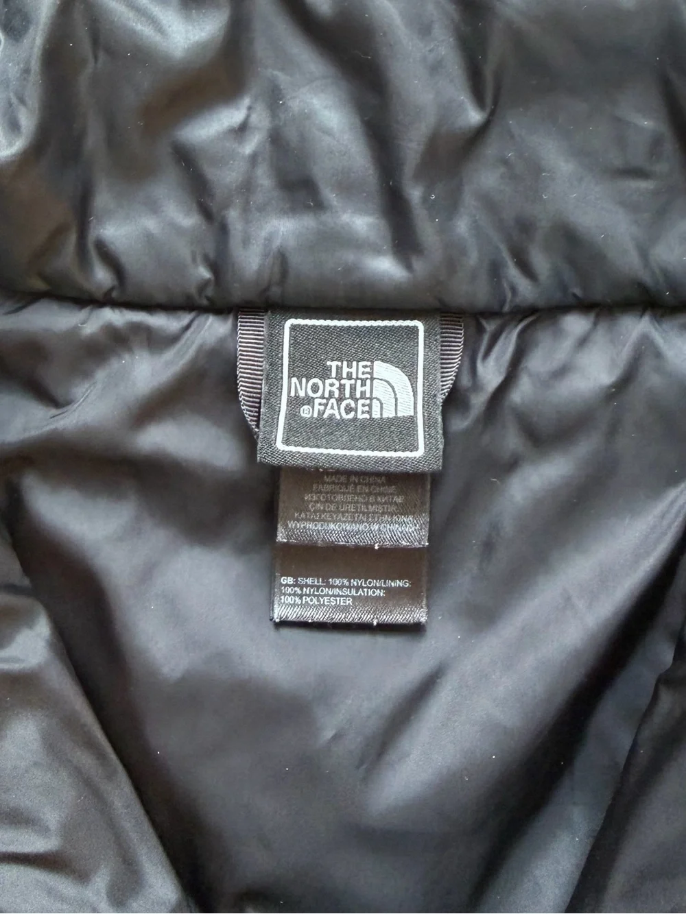 The North Face Bombay Hyvent Lightweight Puffer Jacket Black Size Men’s Large
